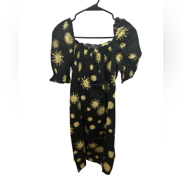 ModCloth Summertime Garden Stories Smocked Midi Dress Size Small - Picture 2 of 7